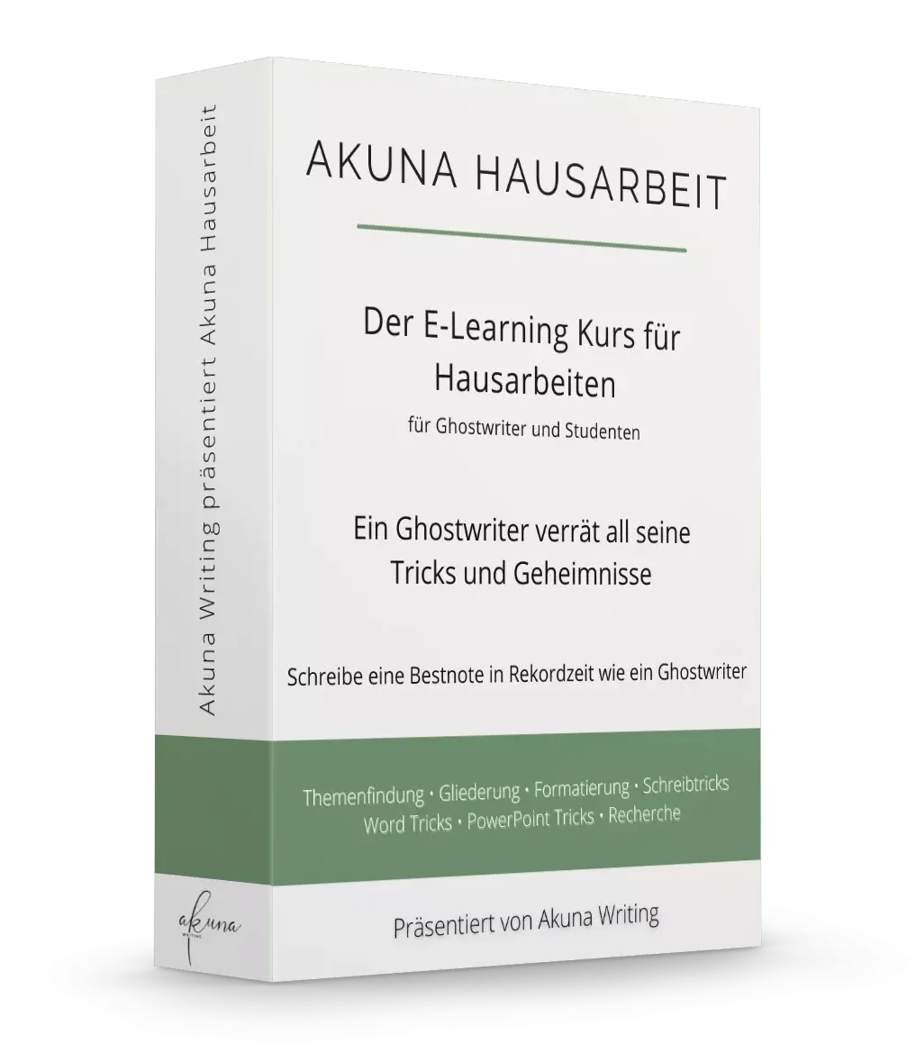 Akuna Hausarbeit Kurs